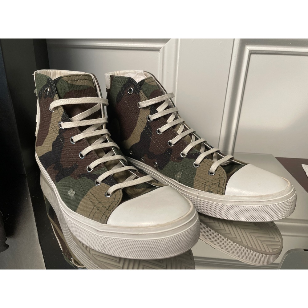 Saint Laurent 588275 Bedford Camouflage Moon Plus HiTop Men's sneaker shoe Eu 41 - Picture 4 of 10
